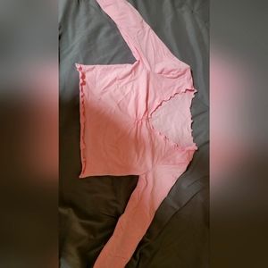 Pink shirt, size small